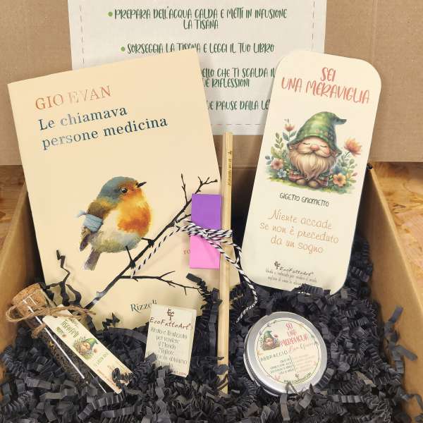 BOX ECO COCCOLE LETTERARIE MERAVIGLIA Succede sempre qualcosa di meravigioso